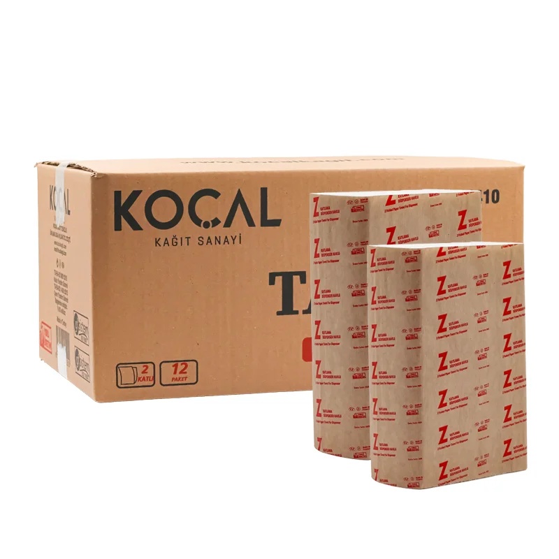 Tamli Dispenser Z Katlı Havlu 100 Lü 12 Paket Koçal - KOÇAL