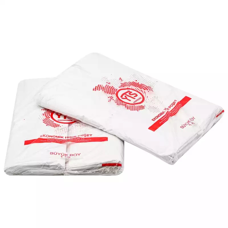 YTS Ekonomik Şeffaf Atlet Poşet Büyük Boy 30x60 Hışır Poşet - 3
