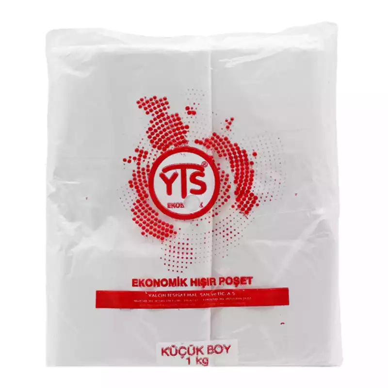 YTS Ekonomik Şeffaf Atlet Poşet Küçük Boy 24x42 Hışır Poşet - YTS (1)