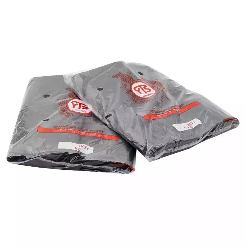 YTS Ekonomik Siyah Atlet Poşet Büyük Boy 30x60 Hışır Poşet - 4