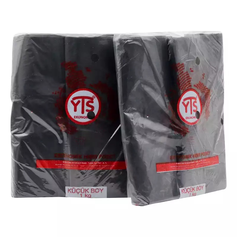 YTS Ekonomik Siyah Atlet Poşet Küçük Boy 24x42 Hışır Poşet - 3