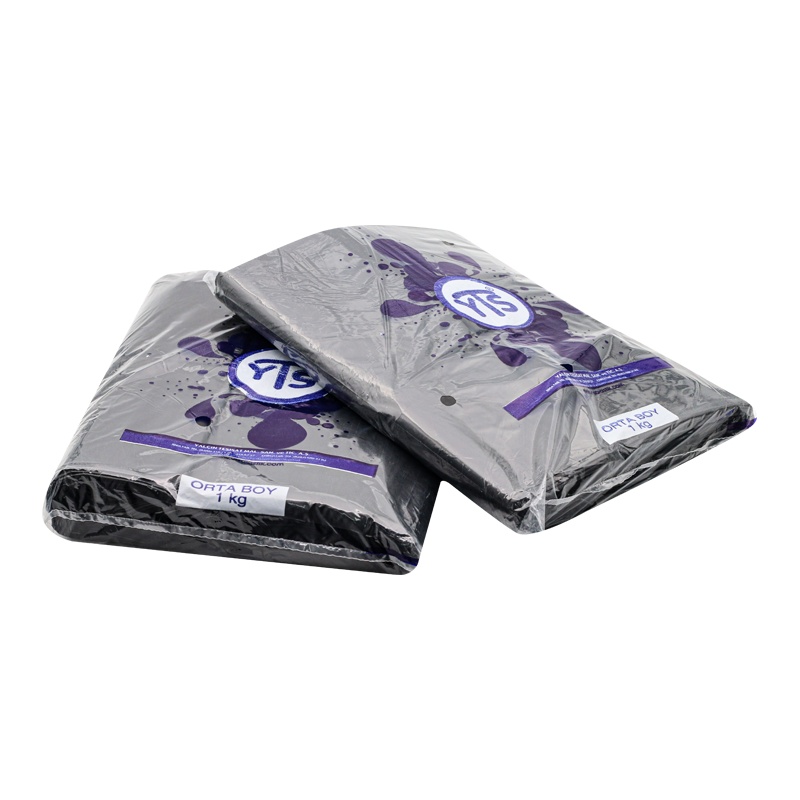 YTS Koyu Siyah Kalın Orta Boy Atlet Poşet 27x50 Cm Hışır Poşet - 3