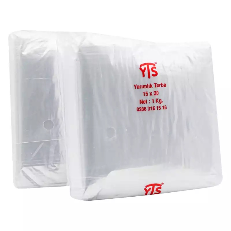 YTS Naylon Torba 15x30 Yarımlık Bakkaliye Torbası Naylon Poşet - 2