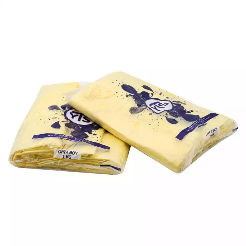 YTS Sarı Atlet Poşet Orta Boy 27x50 Hışır Poşet - 4