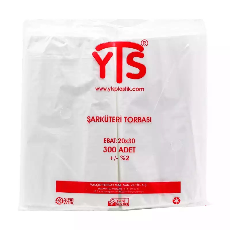 Yts Şarküteri Torbası Birlik 20x30 300 Adet Şarküteri Poşeti - 1