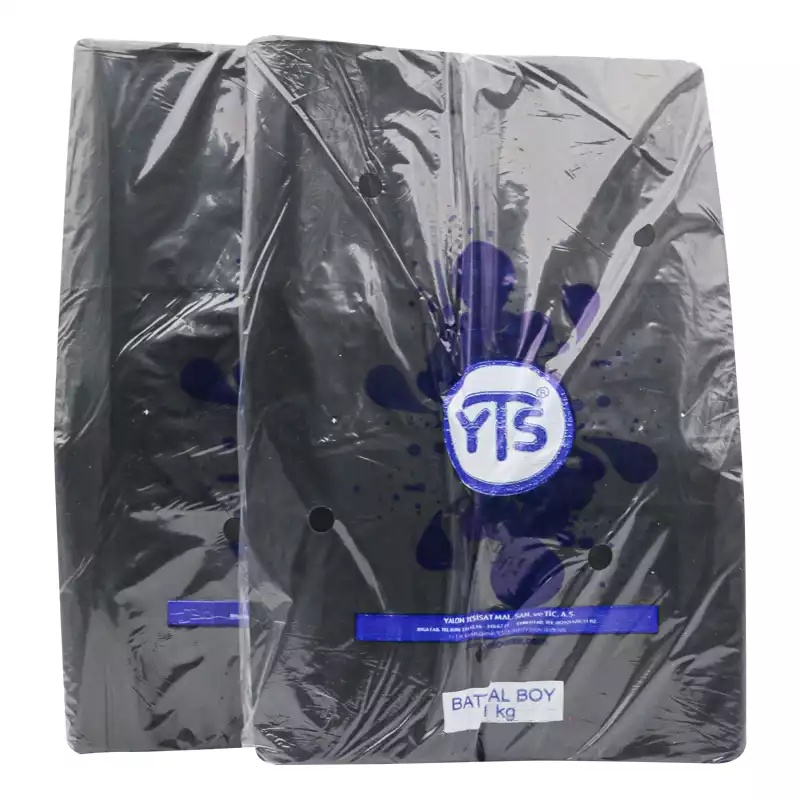 YTS Siyah Atlet Poşet Battal Boy 35x65 Hışır Poşet - 3