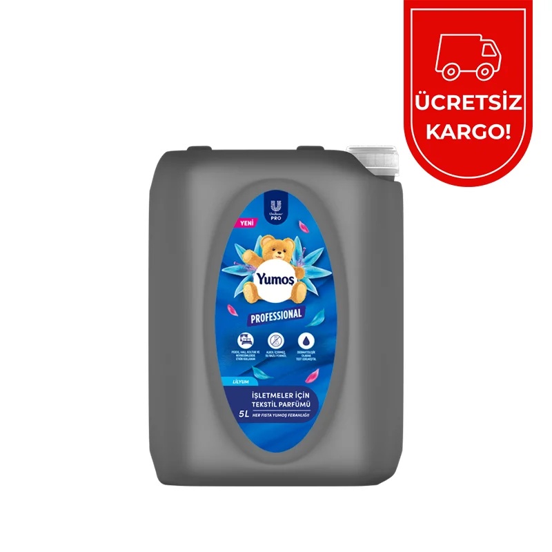 Yumoş Professional Tekstil Parfümü Lilyum 5 Litre Ücretsiz Kargo - YUMOŞ